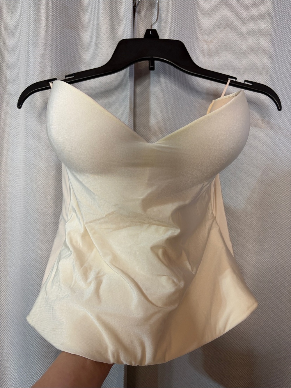 David's Bridal Ivory Strapless Shaping Bustier